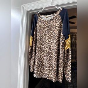 Boutique multi pattern sweater